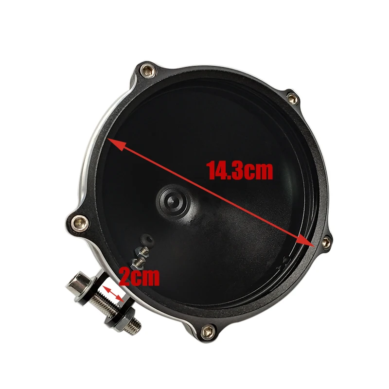 

New Moto Parts 5.75'' Motorcycle Headlight Cover With Bottom Mount Configuration Classic CNC Machined Billet Aluminum For Harley