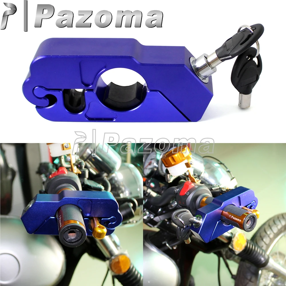 

Универсальный защитный замок на руль мотоцикла с ЧПУ для Honda, Suzuki, Kawasaki, Yamaha, ATV, скутера