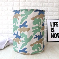 new large capacity laundry basket canvas laundry bucket for dirty clothes waterproof folding toy organizer storage basket