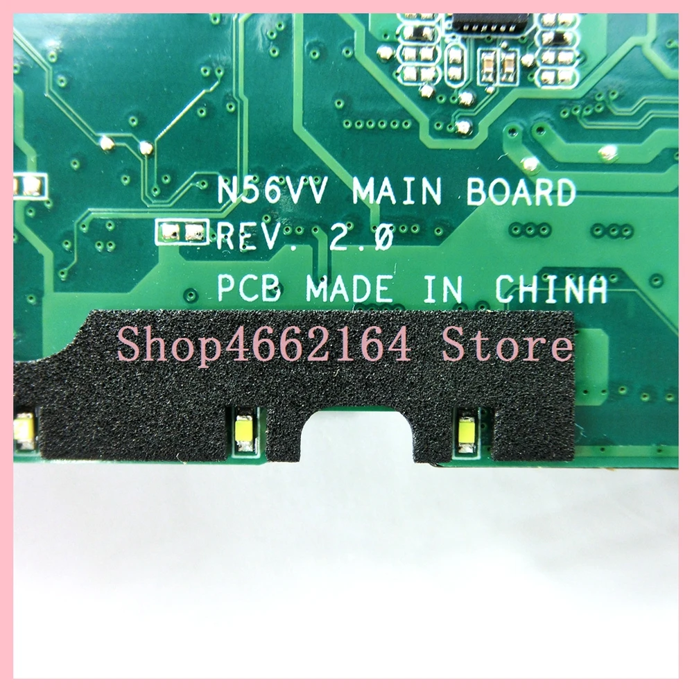 N56VV Mainboard GT750M 2GB REV 2.0 PGA989 For ASUS N56VM N56VJ N56VZ N56VB Laptop motherboard Test OK | Компьютеры и офис