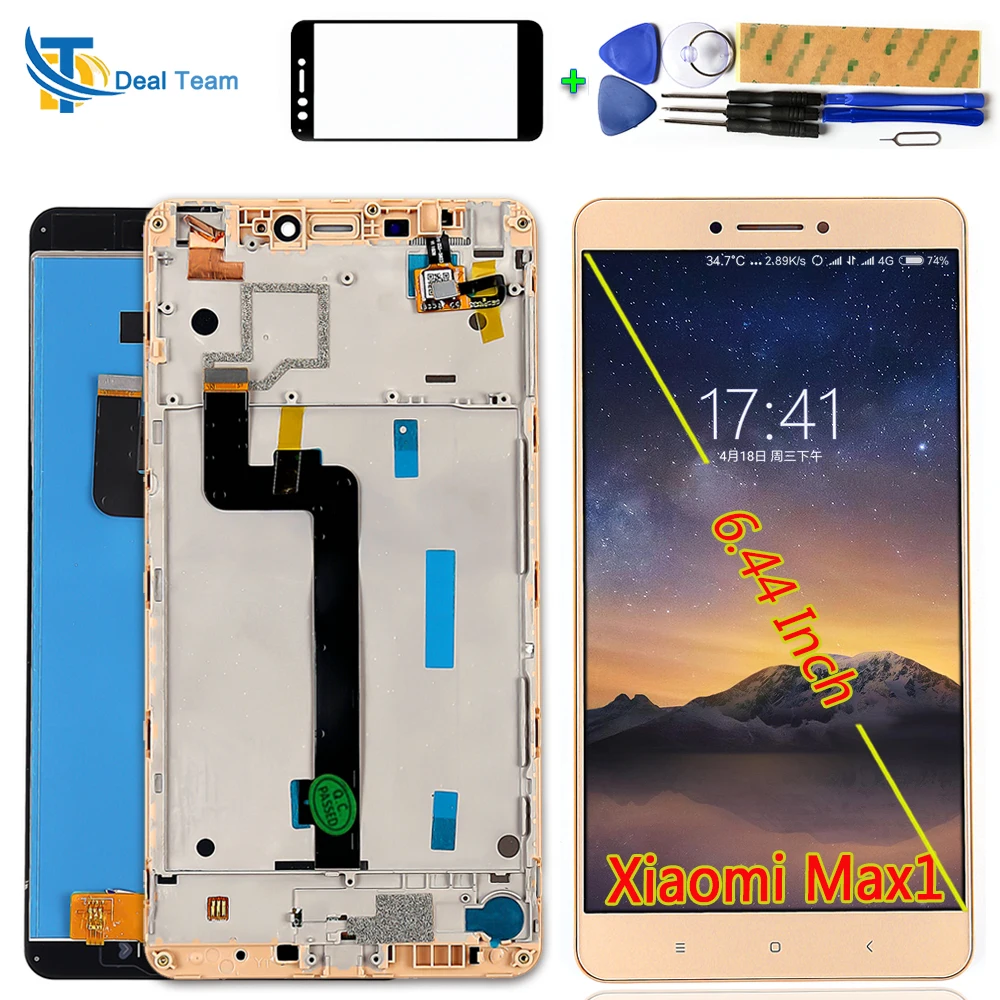 Качественный ЖК-дисплей AAA для Xiaomi mi Max/mi Max Pro сенсорный экран 6 44 дюймов дигитайзер