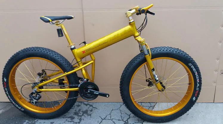 Kalosse bicicleta горный велосипед 26er рама складной 26*4 0 Шины гидравлические тормоза снег