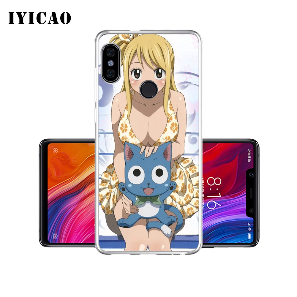 Мягкий силиконовый чехол для телефона IYICAO Lucy Heartfilia Fairy Tail Xiaomi Mi 9 8 SE 6 A1 A2 Lite F1 MIX2S MIX3