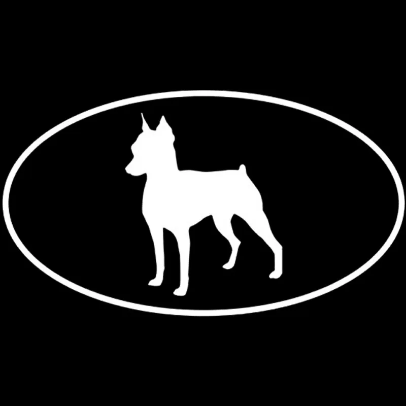 13 8*7 7 см миниатюрные Pinscher Minipin автомобильные наклейки с собаками модные виниловые