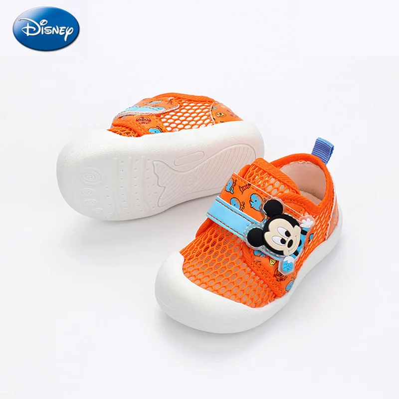 Повседневная парусиновая обувь Disney для маленьких мальчиков и девочек