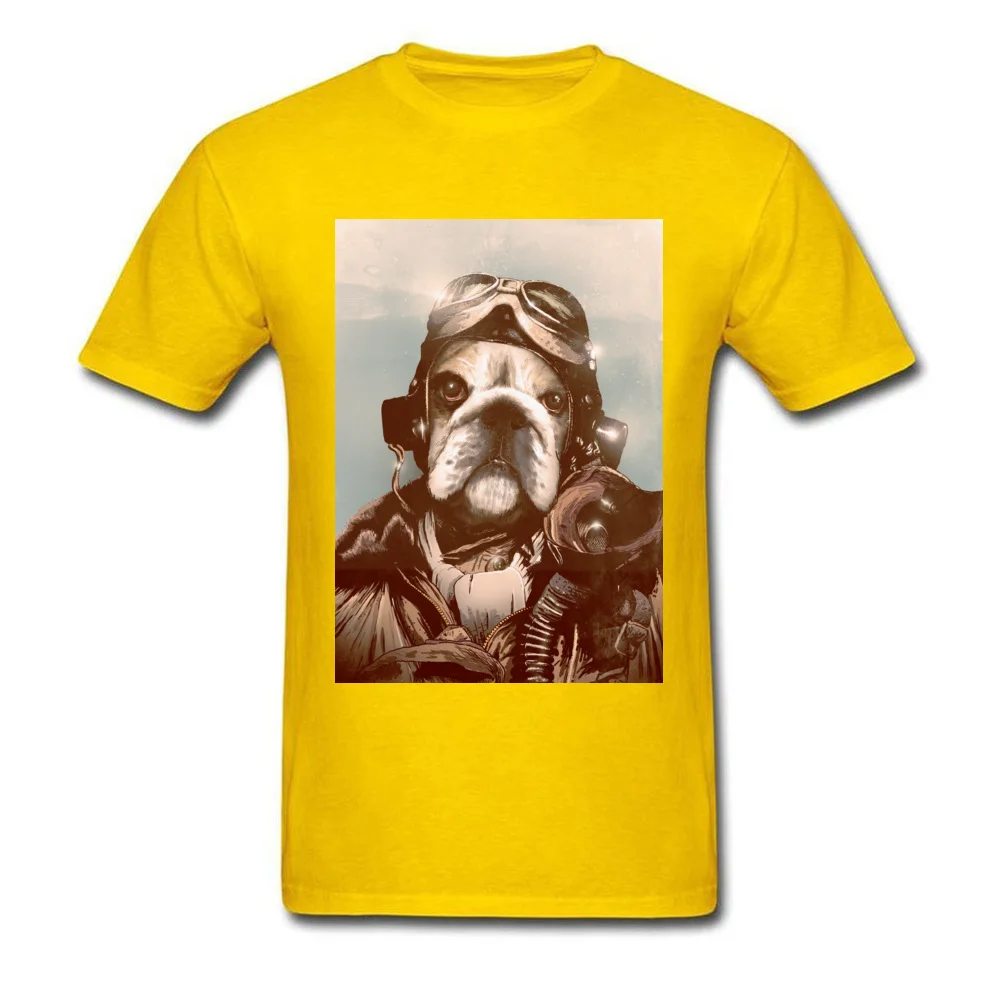 Классическая футболка для собак-пилотов борец черная мужчин 3D мультфильм Топы