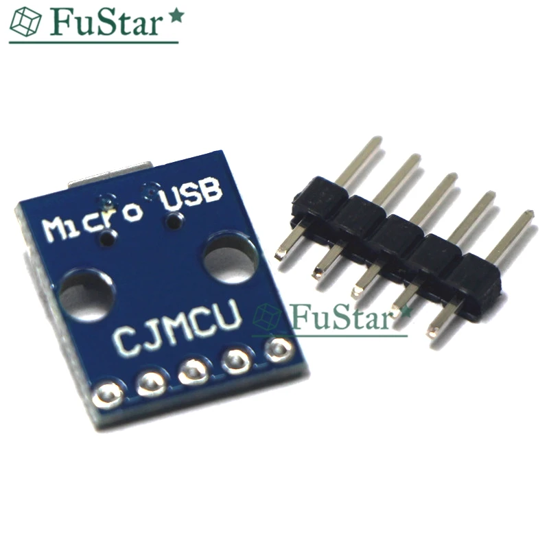 Плата Micro USB 10 шт. адаптер питания 5 В коммутационный интерфейсный модуль для