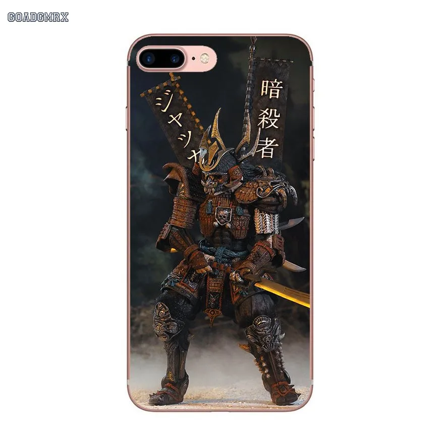 Transparent Soft Cases Covers Japan Samurai Printing Drawing For iPhone 6 6S 7 8 Plus X XS MAX XR 4 4S 5 5S SE 5C | Мобильные