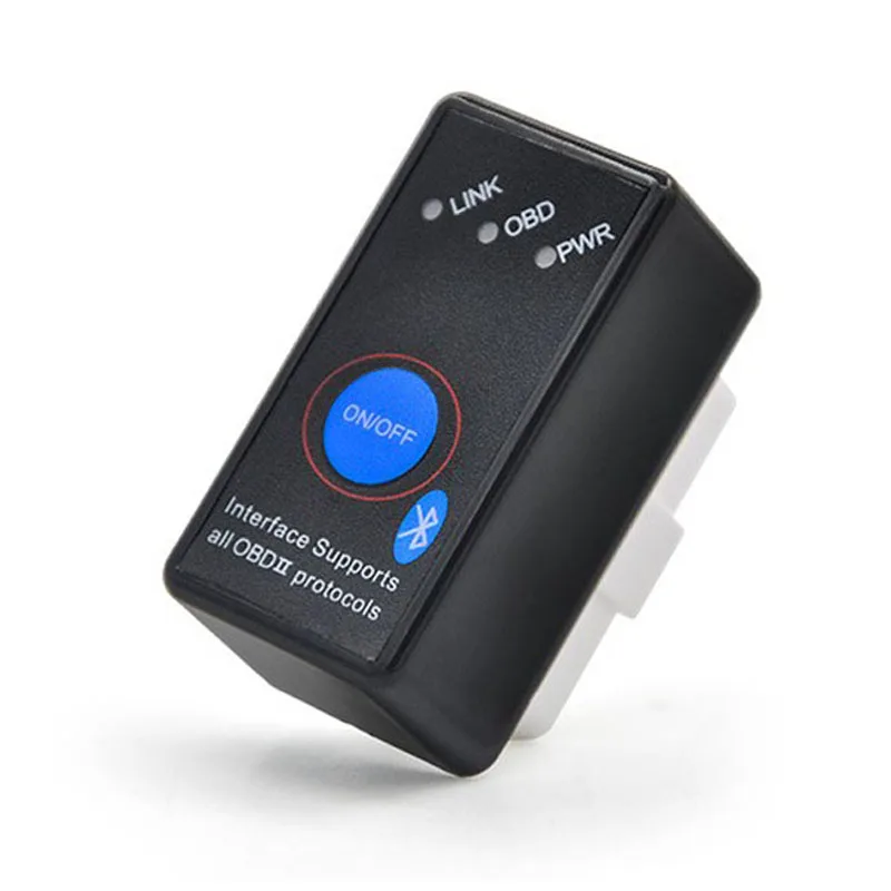 + Качество Мини ELM327 Bluetooth с выключателем ELM 327 OBD2 OBDII диагностический инструмент