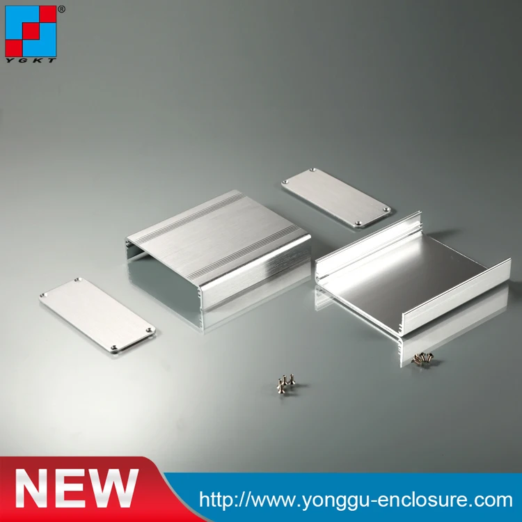 Электронный корпус металлический экструзионный алюминиевый Пескоструйный