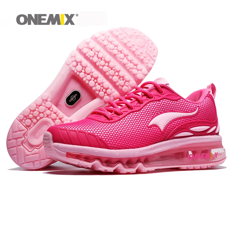 Женские беговые кроссовки ONEMIX спортивные с воздушной подушкой Дышащие Беговые