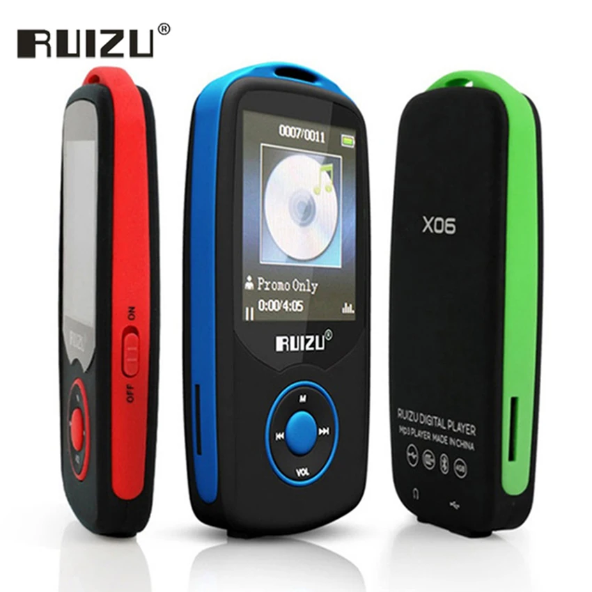 Ruizu X06 Портативный без потерь цифровой Спорт Экран Hifi аудио Mp 3 мини Музыка Mp3 плеер