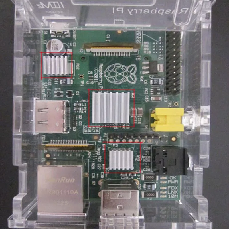 10 шт./Лот алюминиевый радиатор для Raspberry Pi 3 радиаторы Model B Plus / 2 | Компьютеры и офис