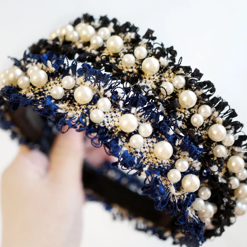 Головной убор Свадебные украшения для волос Женская повязка на голову в стиле