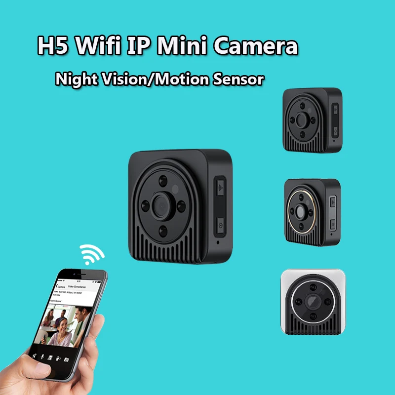 H5 Мини Wi Fi IP Камера 720 P HD Micro ИК Ночного Vsion Mini DV DVR движения Сенсор голос