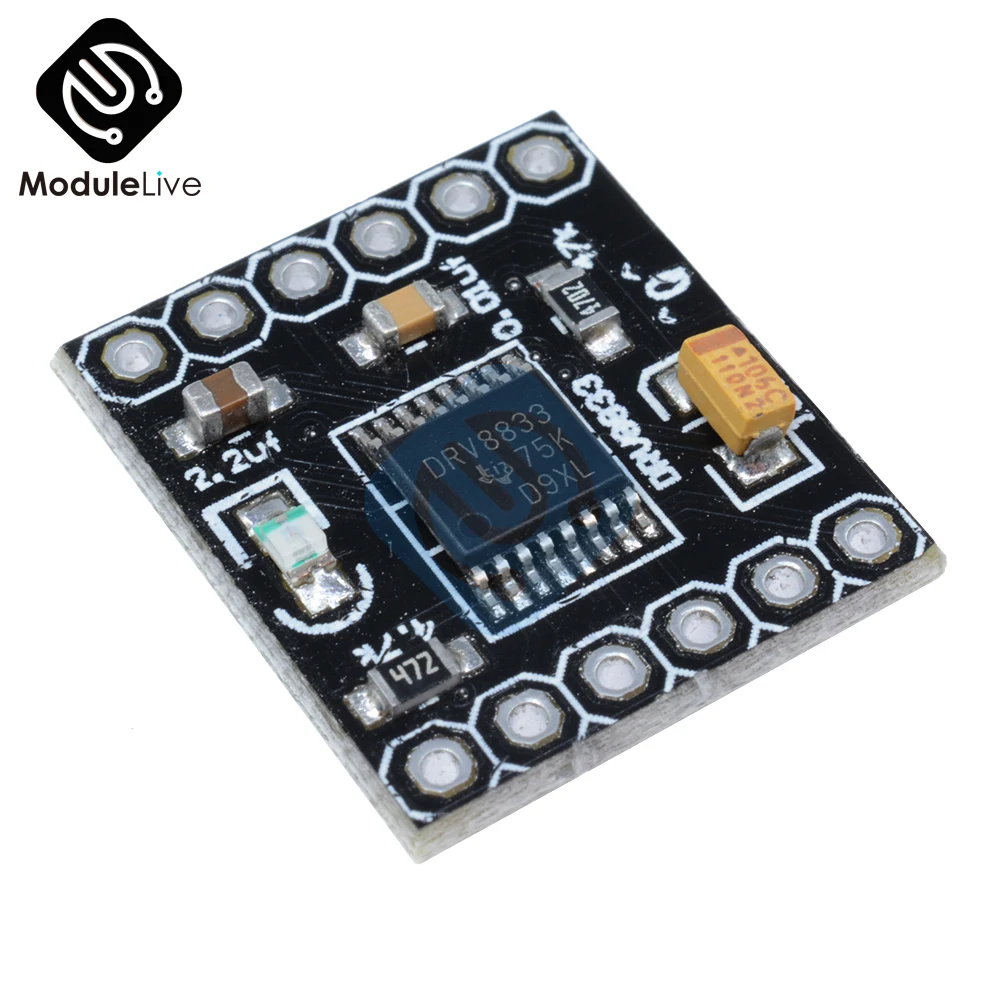 DRV8833 двухканальный модуль драйвера двигателя постоянного тока плата 1.5A 3 в 10 h
