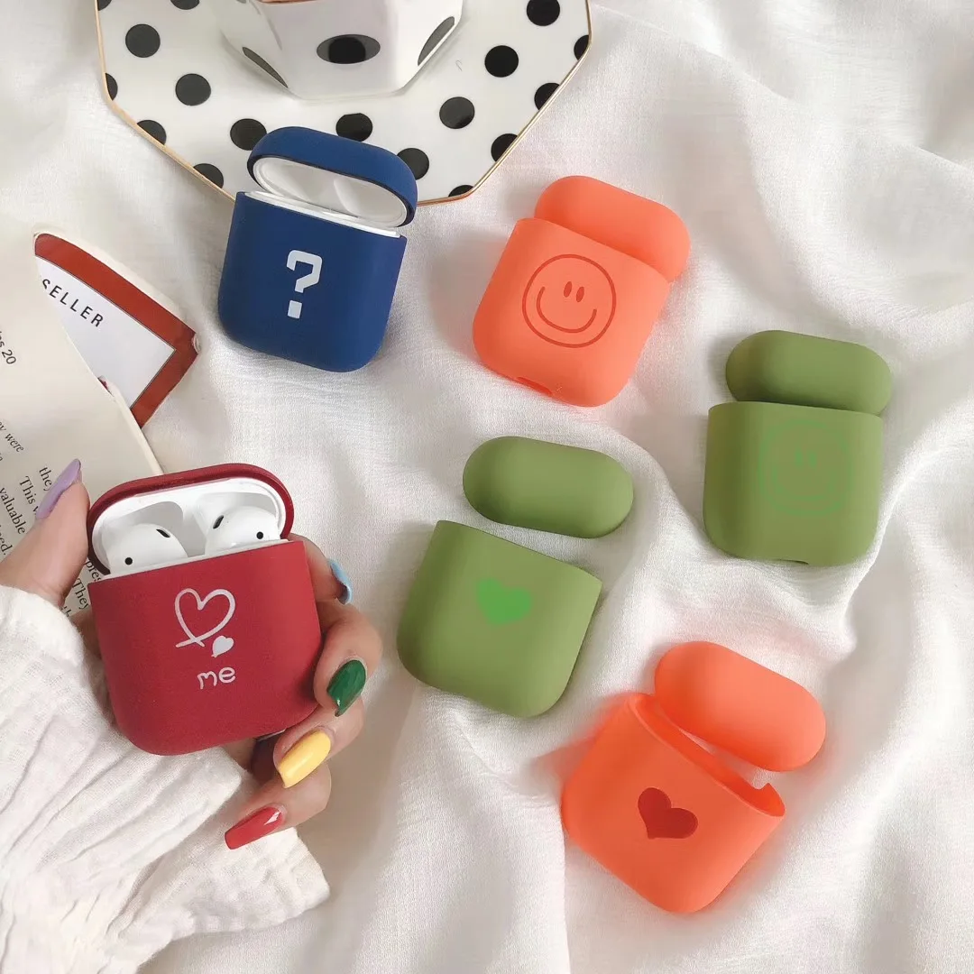 Беспроводной чехол для наушников для Airpods2 чехол s силиконовые аксессуары для Airpods милый чехол для Air Pods защита зарядка отверстие сумка