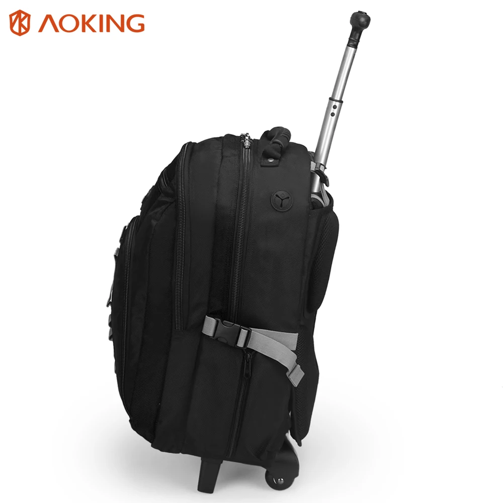 Aoking, рюкзак на колесиках для путешествий, багаж, большая вместительность, мужские сумки на колесиках, водонепроницаемый Багаж, сумки на колесиках