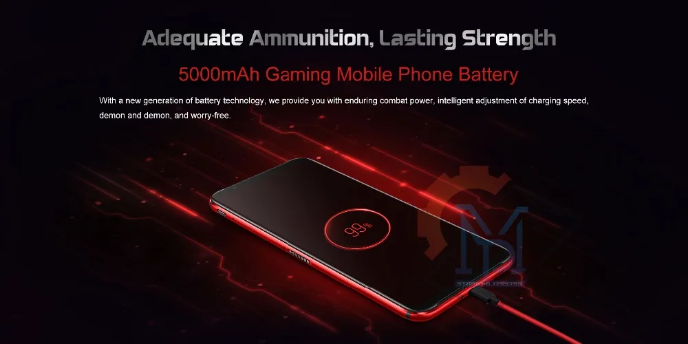 Мобильный телефон zte Nubia Red Magic 3, 6,65 дюймов, Восьмиядерный процессор Snapdragon 855, отпечаток пальца, фронтальная камера 16 МП, задняя камера 48 МП, 8 ГБ, 128 ГБ, 5000 мАч, игровой телефон
