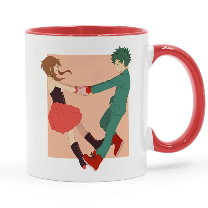 My Hero Academy Deku-Boku No Anime кофейная кружка, керамическая чашка с цветной ручкой, внутри Подарки 11 унций GA1189
