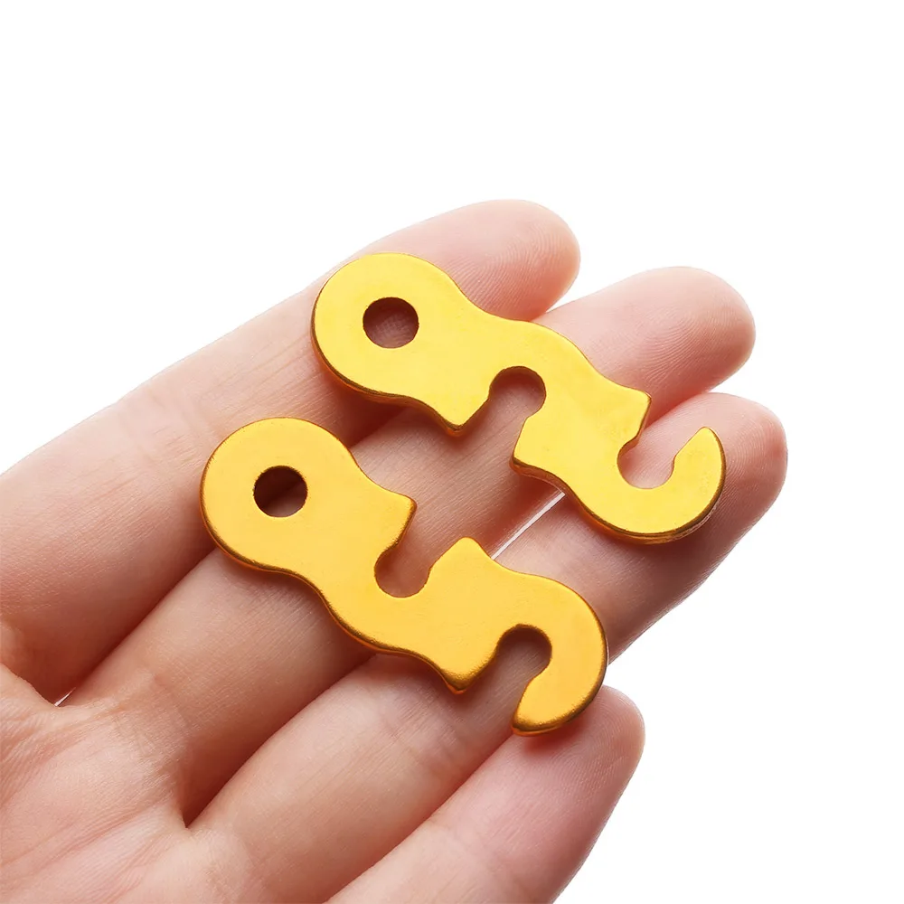 2 шт. быстрое завязывание узлов палатка застежка ветряного троса стоппер для анти