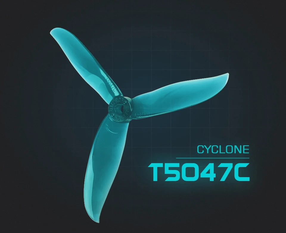 16 шт./8 пар DALPROP CYCLONE T5047C T5047BN 5047 пропеллер с тремя лезвиями совместимый системой POPO