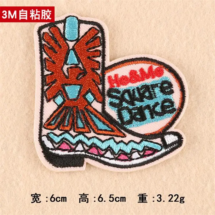 Прочно держаться на поверхности 10 шт. вышитые патчи железные джинсовое пальто