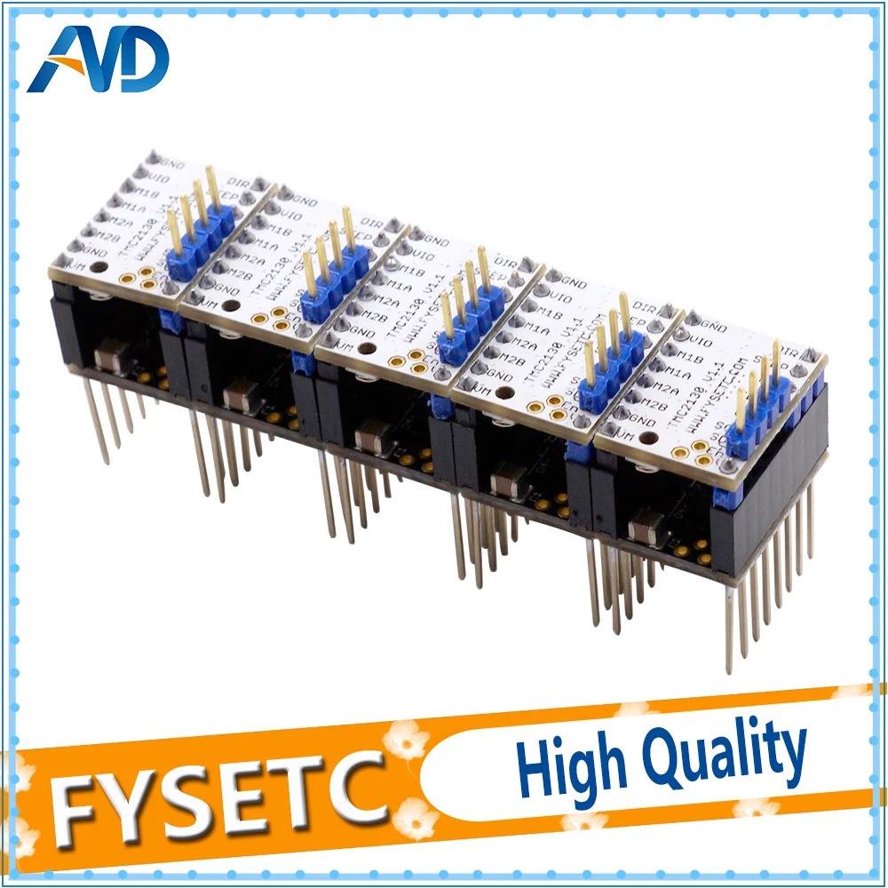10pcs TMC2130 V1.1 For SPI Function Stepstick Stepper Motor Driver With Heat Sink Step Stick Protector VS V1.0 | Компьютеры и офис