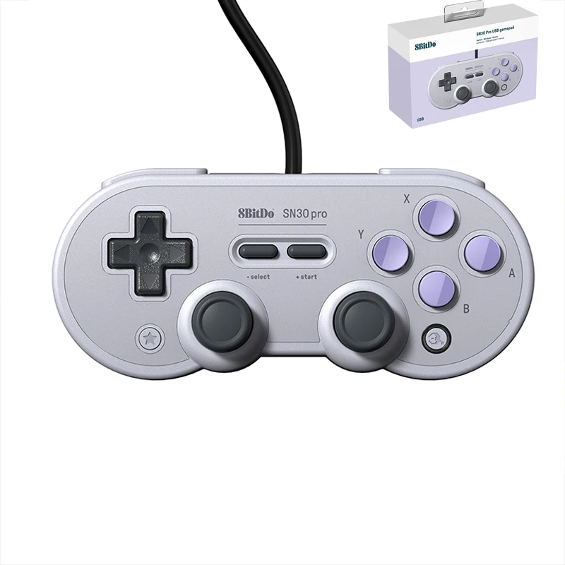 8Bitdo SN30 Pro G SN Проводной USB порт 1 8 м кабель Геймпад контроллер с вибрацией