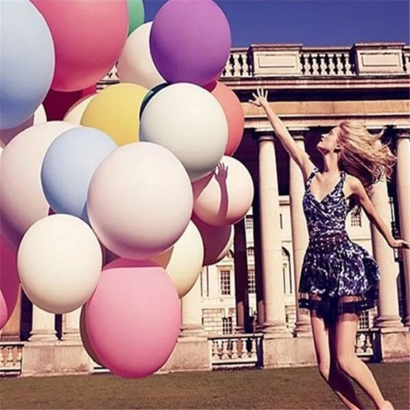 36 дюймов большой круглый латексный шар 13 цветов свадебные украшения воздушные