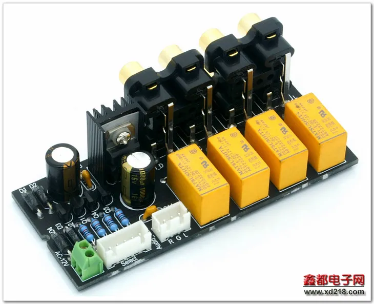 Nobsound последняя Quadraphonic 4-канальный стерео аудио селектор сигнала Усилитель распределительный щит