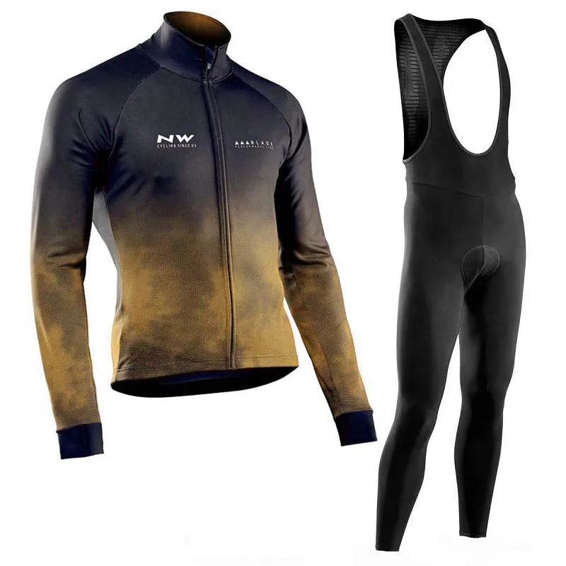 СЗ человек с длинным рукавом Велоспорт Джерси комплекты дышащий горный