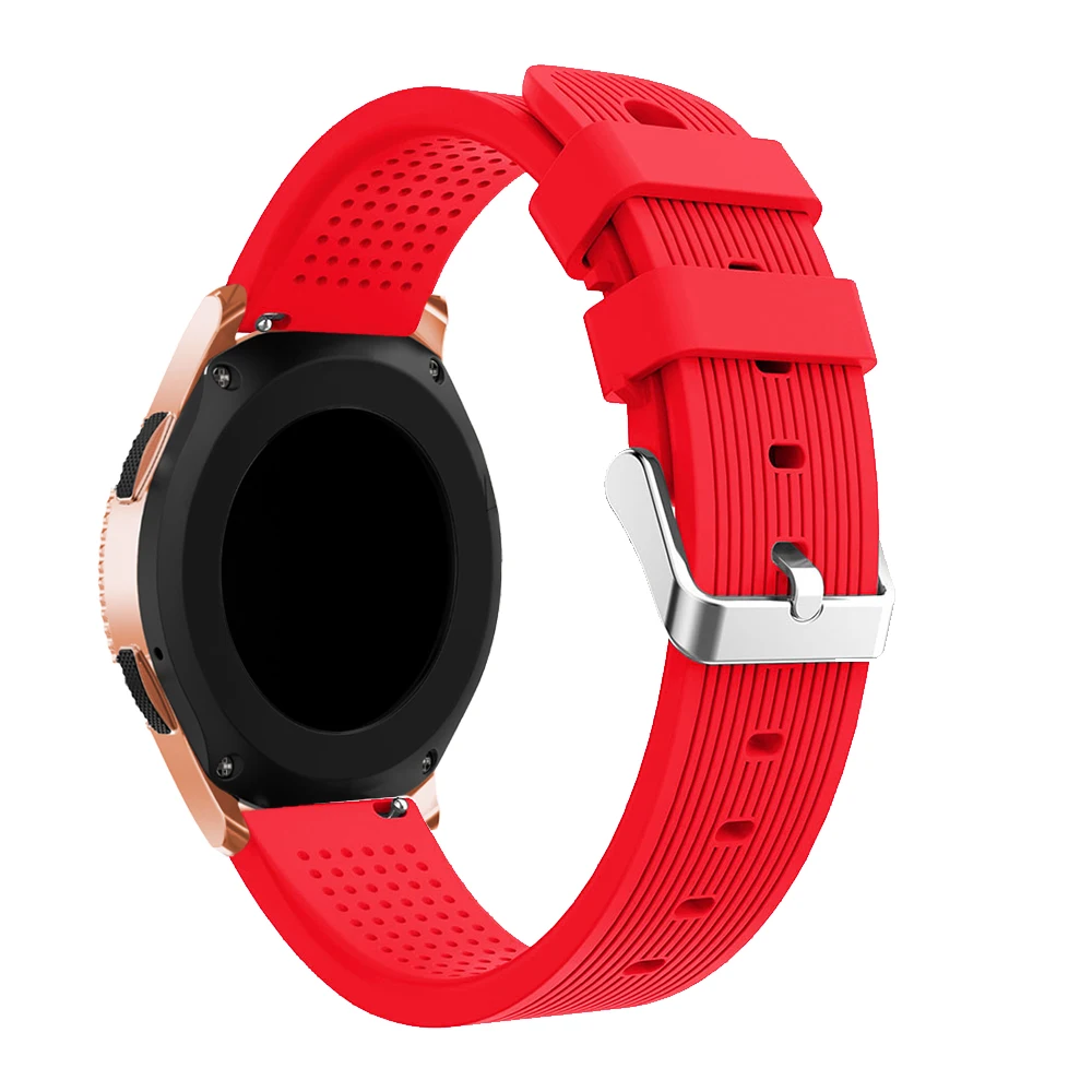 20 мм спортивный силиконовый ремешок для samsung Galaxy Watch SM-R810 42 мм& gear 2 спортивный ремешок для Huami Amazfit Bip/Amazfit 2 Смарт-часы