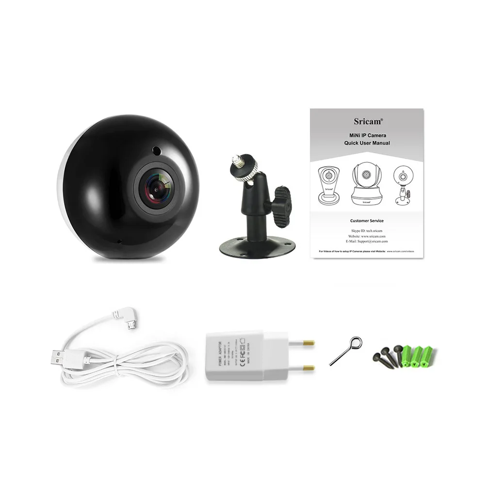 Распродажа! Sricam SP022 купол Fisheye IP Камера 960 P HD 360 градусов Мини Wi-Fi Беспроводной ИК
