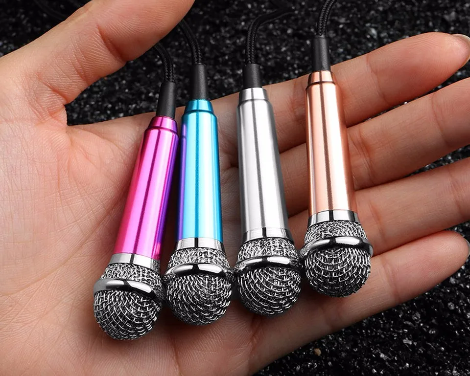 Однонаправленный проводной микрофон металлический мини мобильный телефон