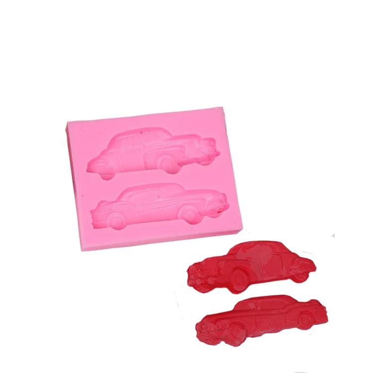 1 шт. мультяшный автомобиль силиконовая форма для торта шоколадные сахарные