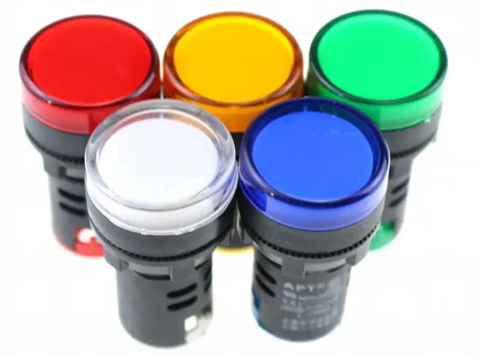 Индикатор AD16 22DS DC 24V светодиодный сигнальная лампа