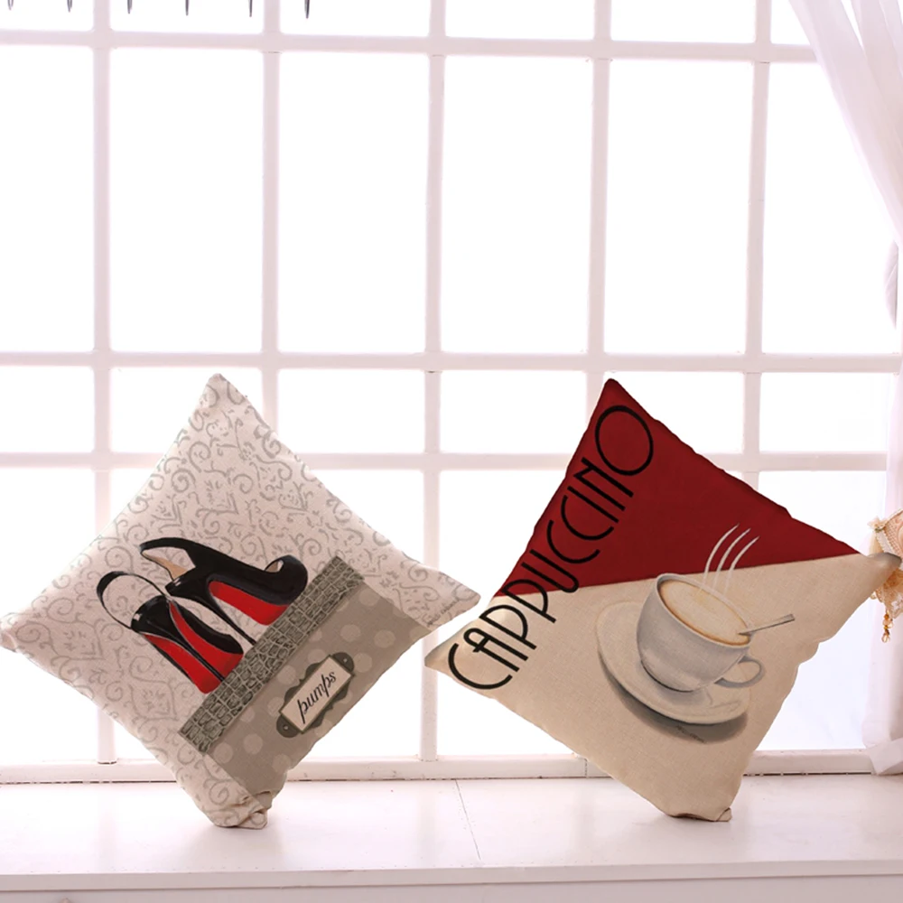 Сексуальный Дамский чехол для подушки хлопковый льняной квадратный журнальный