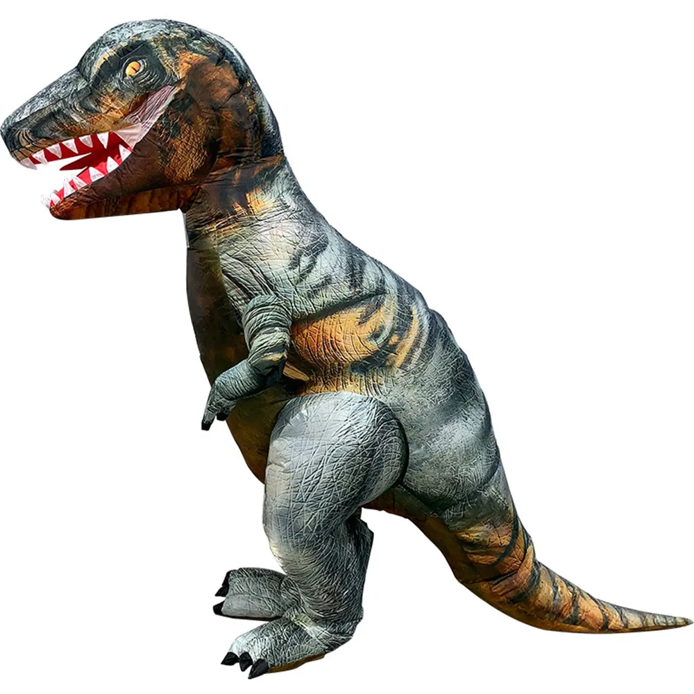 Надувной красный динозавр T REX костюмы для Blowup Rex Хэллоуин надувной костюм