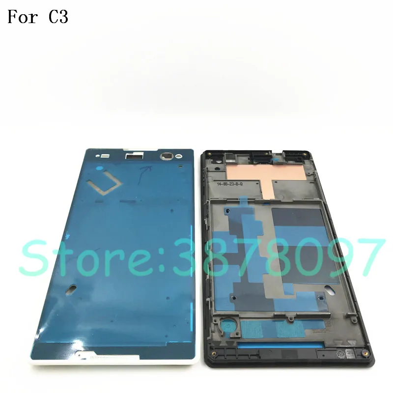 Оригинальный Новый ЖК дисплей рамка корпус крышка для Sony Xperia C3 S55T Замена платы