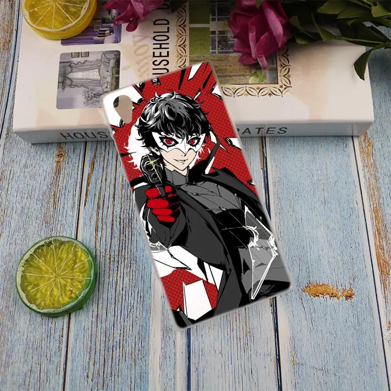 Прозрачный чехол Megami Tensei Persona для Sony Xperia Z3 Z5 Premium M4 Aqua M5 X XA XA1 C4 C5 E4 E5 XZ XZ2 Compact Plus |