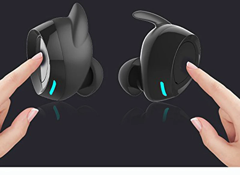 Bluetooth 4,2 беспроводные наушники TWS в ухо стерео бас наушники Спортивная гарнитура с микрофоном с зарядной коробкой Bluetooth наушники