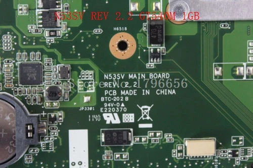 N53SV материнская плата REV: 2,2 GT540M ram для ASUS N53S N53SV N53SN N53SM материнская плата для ноутбука N53SV материнская плата N53SV материнская плата ОК