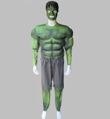 

Мускул мужской костюм Горячие мышцы человек искусственная грудь мышцы зеленый костюм великана смешные костюмы для мужчин