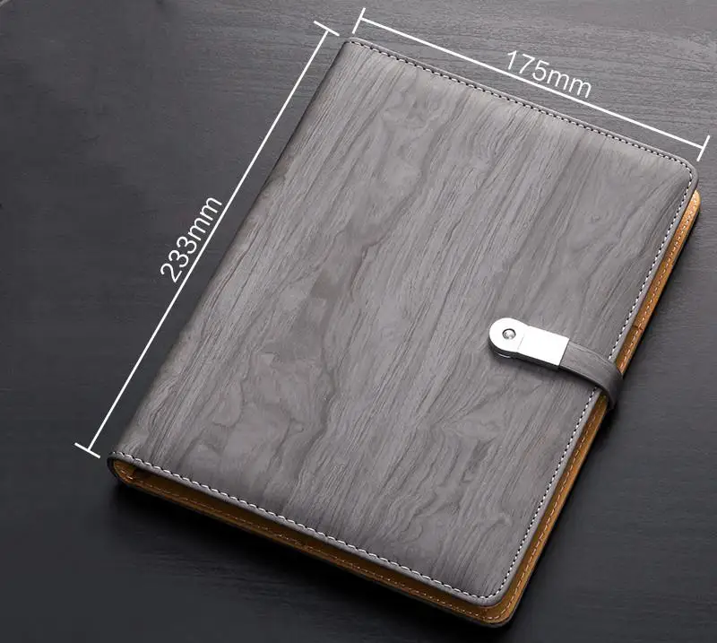 Бизнес Тетрадь Творческий A5 Looseleaf рабочего совещания Recordbook съемный и толще Ретро Ноутбук - Цвет: 1