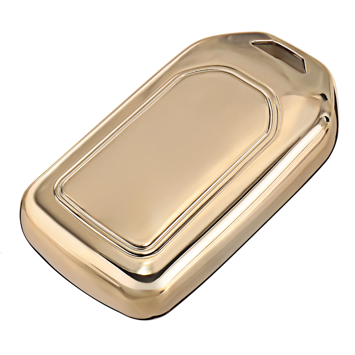 Gold Для Honda Fit для Civic Для Vezel HR-V CRV Odyssey Accord 2013- TPU для стилизации автомобильного пульта Smart Key Cover Fob чехол протектор - Название цвета: Gold