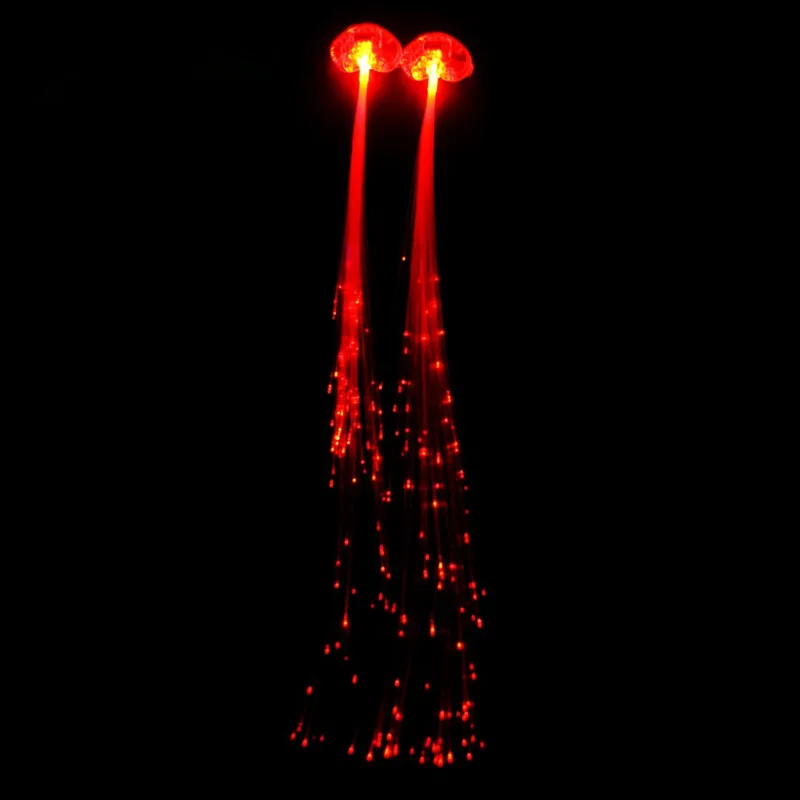 Red Color Светящиеся Инструменты для укладки, повязка на голову, разноцветный светодиодный фонарик, светодиодный оплетка для волос на день рождения, свадьбу, вечеринку, торжество, принадлежности, светящаяся оплетка для волос - Цвет: Red Color