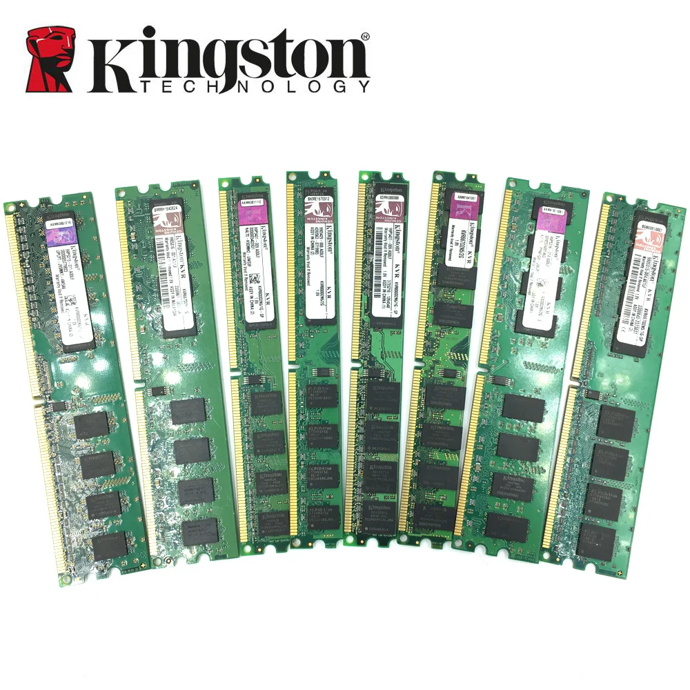 Kingston настольных ПК памяти оперативная память модуль DDR2 800 PC2 6400 4 GB (2 шт * 2 GB) - Фото №1