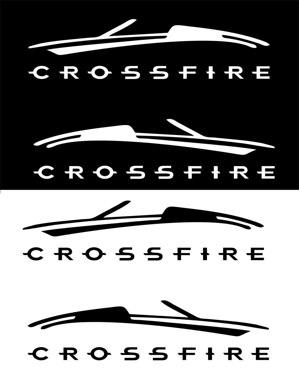 Для 2 ⑤ пара шт (пара) 7 &quotШирокая Виниловая Наклейка для Chrysler Crossfire hood type 1