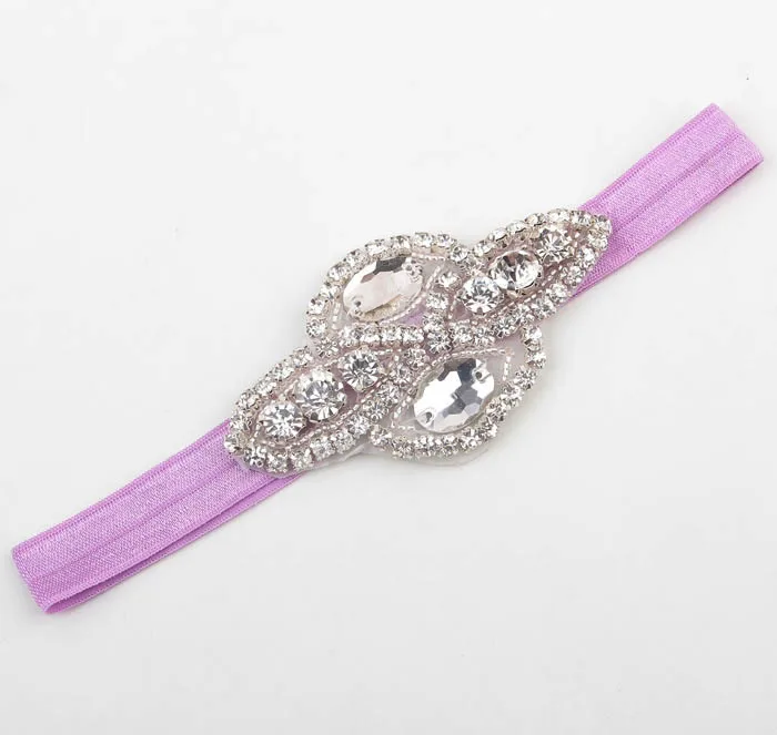 Yundfly детский обруч для волос со стразами маленьких девочек Эластичные аксессуары